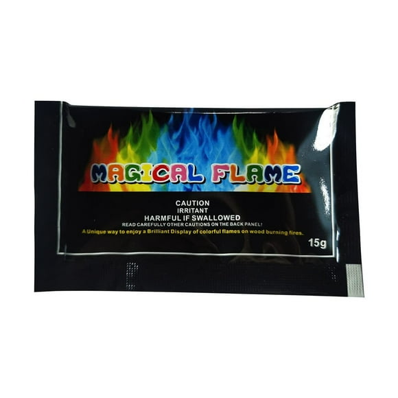 Dsseng Colorful Fire Powder Flame Color Changing Powder Fire Colorful Fire Colorful Fire Colors Powder Colorful Fire Fire Fireplace Stove Festival Party Supplies For Outdoor