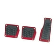 thumbnail image 4 of koolsoo Generic Car Brake Pedal Pad Foot Pedal Cover for Automobile Accessories Red, 4 of 9
