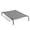 Light Gray, variant on Hassch Elevated Dog Bed with Metal Frame for Small/Medium Dogs, 50 x 31 x 8 inch, Light Gray