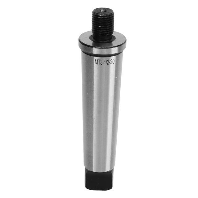 Portabrocas Ticfox con vástago de 3MT a adaptador MT3 de cono Morse Acero al manganeso 1/2 pulg.-20
