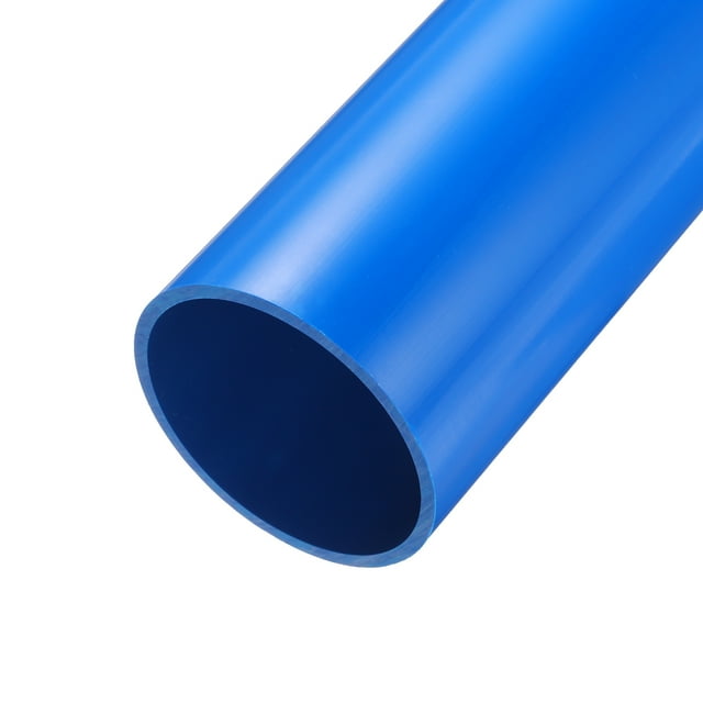 81.4mm ID 90mm OD 500mm Blue PVC Pipe Rigid Water Pipe Drain Pipe