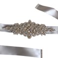 thumbnail image 1 of Wedding Ribbons Bridal Belt Dress Prom Wedding ribbons belt Crystal Sashes Evening Party Handmade Rhinestones Waistband, 1 of 7