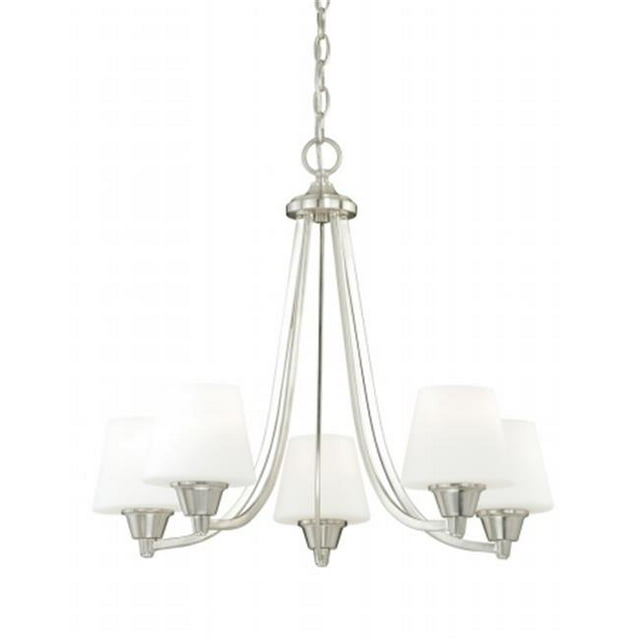 Vaxcel International H0099 Calais 5L Chandelier - Satin Nickel