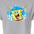thumbnail image 3 of SpongeBob SquarePants - Yay Spongebob Pose - Juniors Cropped Cotton Blend T-Shirt, 3 of 7