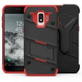 thumbnail image 4 of ZIZO BOLT Series Samsung Galaxy J2 Case Military Grade Drop Tested with Tempered Glass Screen Protector Holster J2 Pure Black Red, 4 of 6