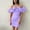 Purple, variant on Tbopshirt Wedding Guest Dresses for Women Solid Color Bra Off Shoulder Slim Fit Wrap Hip Dress
