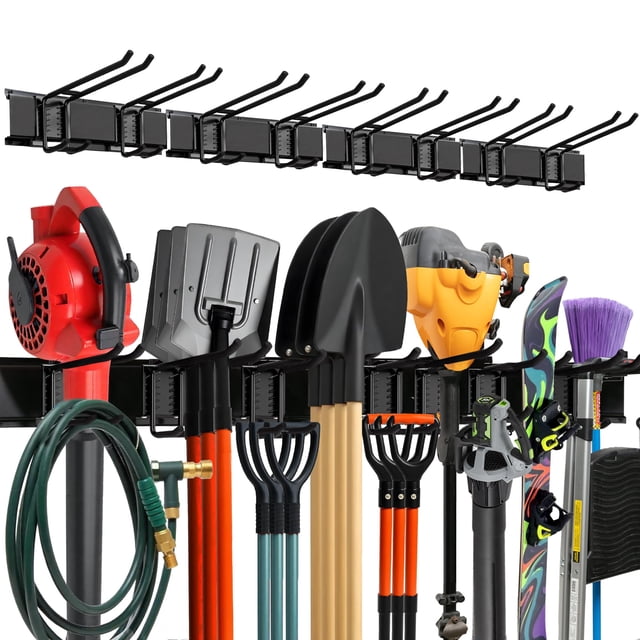 Organizador de pared para garaje TIDYME 64, estante de almacenamiento de herramientas pesadas