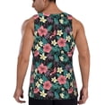 thumbnail image 3 of Fotbe Green Tropical Leaves Pattern Men's Quick Dry Workout Tank Top Gym Muscle Tee Fitness Bodybuilding Sleeveless T Shirt Breathable Workout Shirt-Medium, 3 of 9