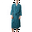 Green- Male, variant on Women Waffle Knit Kimono Spa Robe Soft Cozy Breathable Lightweight Bathrobe with Side Pockets
