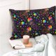 thumbnail image 4 of Fotbe Rainbow Jellyfishes Funda de Almohada Decorativa Estilo Occidental, Lujo en Algodón, Fundas para Almohadas King, Cojín Estampado para Decoración del Hogar-16"x24", 4 of 6
