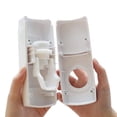 thumbnail image 6 of Casewin Hands Free Toothpaste Dispenser Automatic Toothpaste Squeezer with 5 Toothbrush Holds,No Power Required(White), 6 of 8