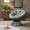 Light Green Corduroy, variant on Ergonomic Wicker Papasan Chair, 360° Swivel Chair with Soft Thick Cushion for Living Room, Bedroom, Reading Room