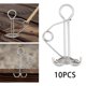 thumbnail image 3 of 10 unids de material acero inoxidable Primavera Pulpo Deck Peg Spiral en apariencia de Cuerda Durable Hebilla Hebilla Tienda Hooks Tablero Pegs para Camping Senderi, 3 of 8