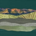thumbnail image 3 of Rau, Lorelle 12x12 Black Modern Framed Museum Art Print Titled - Mountain Series #153, 3 of 5