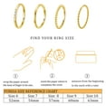 thumbnail image 3 of APSVO 4PCS 18K Gold Plated Rings for Women Non Tarnish Fashion CZ Pinky Stackable Ring Set Wedding Birthday Graduation Mothers Day Jewelry Gifts Her Teen Mom Girlfriend Adults Ideas Size 6/7/8/9/10, 3 of 7