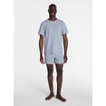 thumbnail image 2 of George Men's Waffle Knit Sleep Tee with Short Sleeves, Sizes XS-3XL, 2 of 5