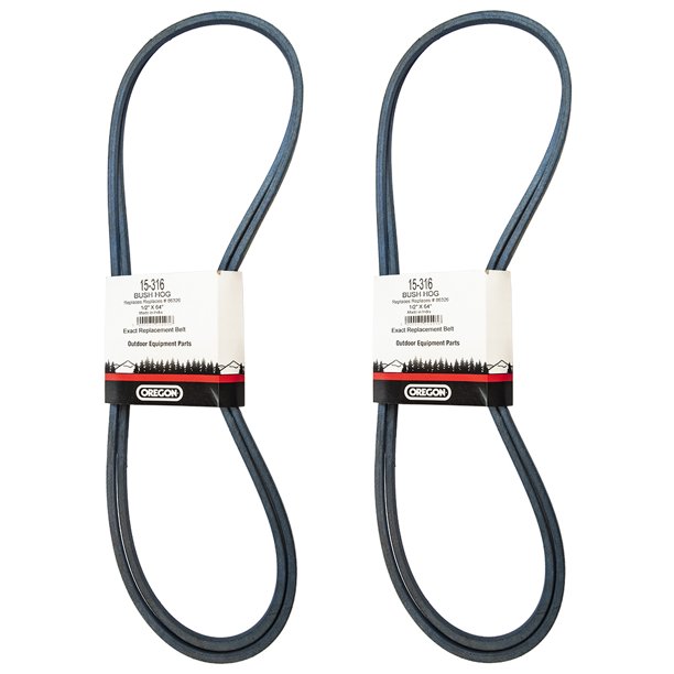 Set of 2 2pk Oregon Deck Drive Belt Bush Hog Turf Hog TH48 Rotary Cutters 86326