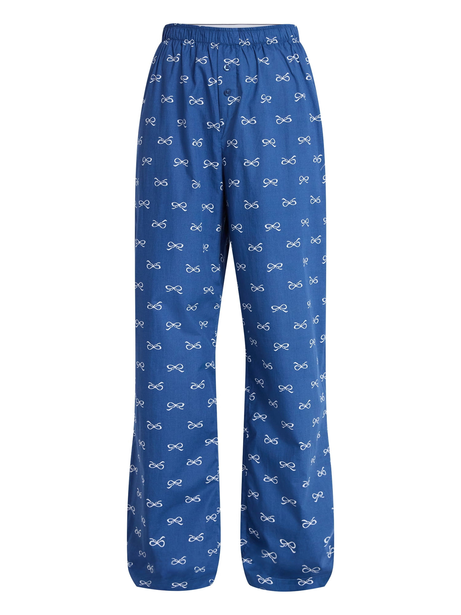 No Boundaries Sleepwear Cotton Boxer Pants, 31'' Inseam, Women's XS-XXL