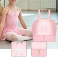 thumbnail image 6 of Kuntesetty Ballet Dance Backpack Cute Ballet Dance Bag for Sports Birthday Gift Dancing Pink, 6 of 9