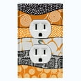 thumbnail image 1 of Metal Light Switch Plate Cover Colorful Safari African Tribal Art Pattern SFR034, 1 of 13