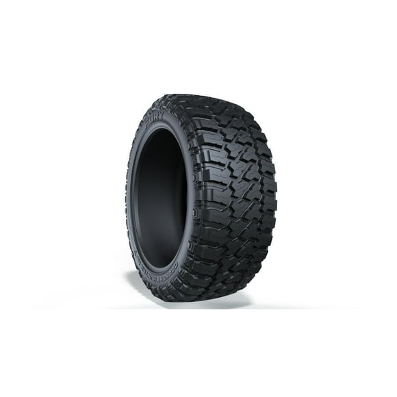 Fury Off Road Tires Tire FCH35135026 Country Hunter MT; LT35 x 13.50R26; Toutes Saisons Camionnette Légère et VUS; Ceinturé d'Acier; Radial; Paroi Latérale Noire; Sans Chambre à Air; Conception de Bande de Roulement Non Directionnelle; Paroi Latérale 3 Plis