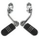 thumbnail image 1 of Xfmt 32 Mm 1,25 "" Cromo Largo Ángulo Protector De Motor De Carretera Clavija De Pie Ajuste Universal Para Motocicleta Estilo Streamliner, 1 of 5