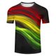 thumbnail image 3 of Tops para hombre, blusas y camisas de manga corta con cuello redondo para hombre Camisa de manga corta estampada para hombre Top/camisa de manga corta con cuello redondo Tops para hombre, 3 of 4