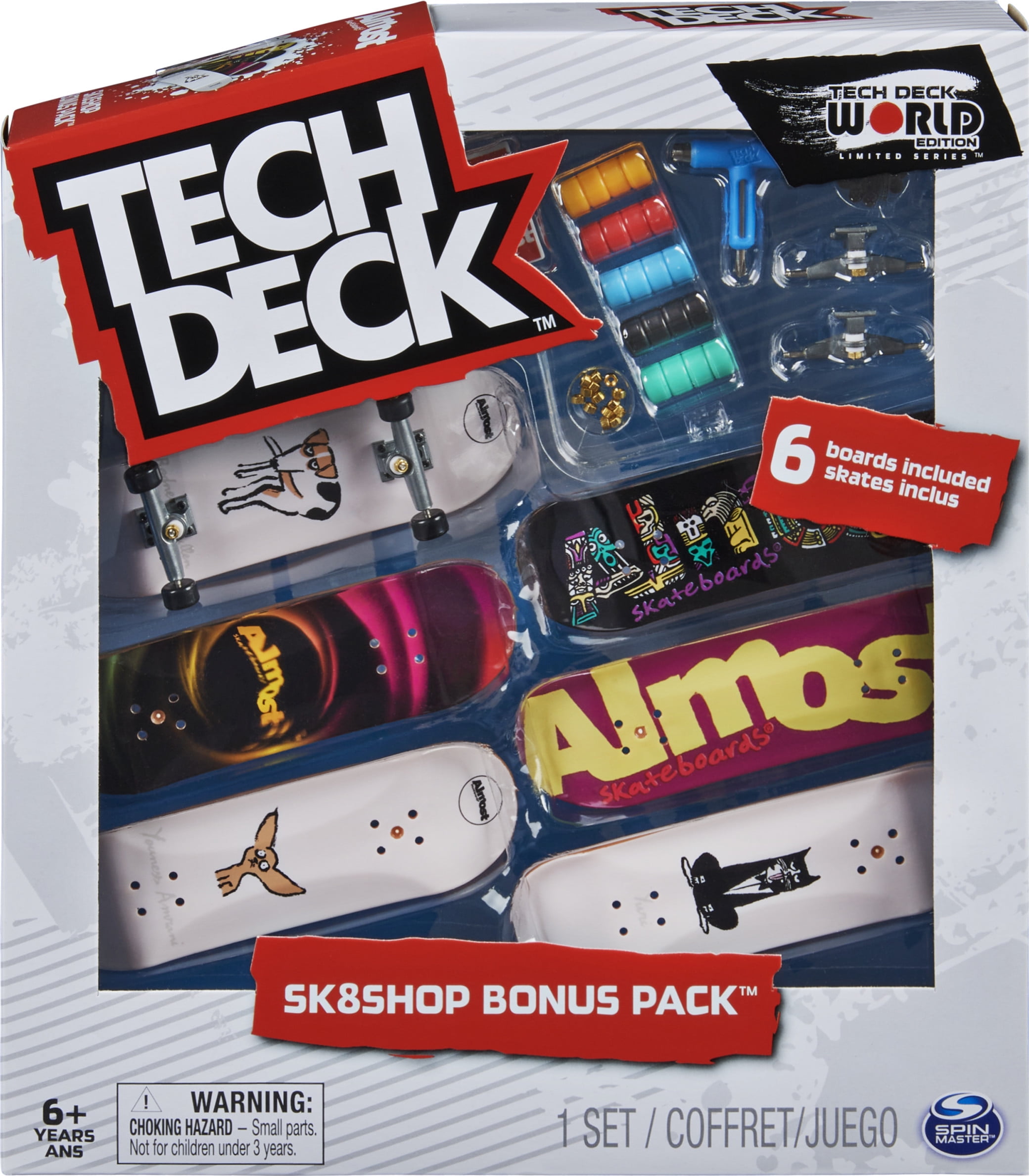 Tech Deck Sk8shop Bonus Pack styles vary Basic 