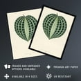 thumbnail image 2 of Vintage Botanical Seersucker Plant Leaf Fawcett Huge Wall Art Print 18X24 In, 2 of 4