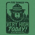 thumbnail image 2 of Tee Luv Men's Big and Tall Smokey Bear Fire Danger Very High T-Shirt (4XLB), 2 of 3
