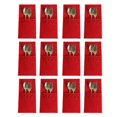 thumbnail image 1 of 12pcs rectangular cutlery bag Christmas rectangular cutlery set Christmas party table decoration supplies,red, 1 of 5