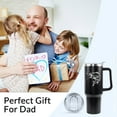 thumbnail image 6 of Fishing Gifts for Dad 40 OZ Tumbler Cup Fathers Day Birthday Christmas Gifts Fishing Coffee Mug with Handle, 6 of 6