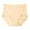 Beige, variant on Brief Underwear for Women High Waisted Full Coverage Briefs Soft Underwear Women Womens Panties Size L