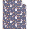 thumbnail image 5 of Easter Rabbit Blanket Cute Bunny Blanket for Adults Soft Bunny Fleece Blanket Easter Gift Blanket Bunny Gift Blanket for Baby and Girl\u2014Small 50"x40"(Throw) Kid, 5 of 6