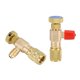 thumbnail image 1 of Válvula de seguridad de líquido, válvula de seguridad de líquido de 2 piezas Aire acondicionado Refrigerante Acondicionamiento Válvula de refrigerante Aspecto llamativo, 1 of 8