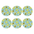 thumbnail image 2 of Disketp Avocado And Hearts Funny Coasters,6 Pcs Leather Coasters With Holder, Perfect Housewarming Hostess Gifts,Protect Furniture From Water Marks Scratch And Damage, 2 of 9