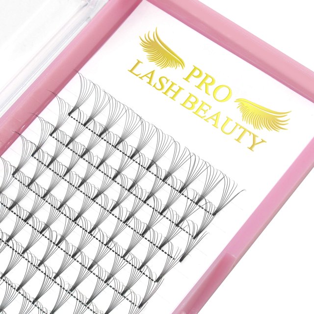 Extensiones de pestañas con volumen prefabricadas PRO LASHBEAUTY 7D-C 0.07 14 mm