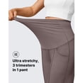 thumbnail image 2 of G4Free Evergoing Maternity Shorts with Pockets Over The Belly Stretchy Pregnancy Pants Casual Workout, 2 of 8
