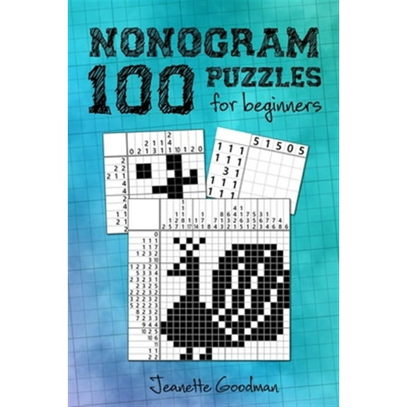 Pre-Owned 100 Nonogram Puzzles for Beginners, (Paperback)