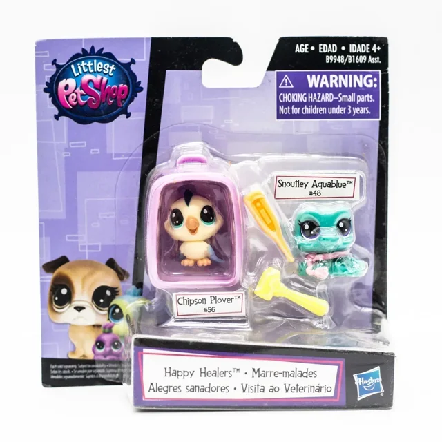 Hasbro-figuras de acción originales para tienda de mascotas, modelo de animales de dibujos animados, juguetes coleccionables con ojos grandes, regalo para niños