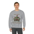 thumbnail image 5 of UFO Earth & Beyond XMas Unisex Heavy Blend™ Crewneck Sweatshirt, 5 of 7