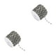 thumbnail image 4 of Moyic Cadena de cuentas de acero inoxidable resistente y duradera para hacer joyas Cadena de acero inoxidable Acero simple+negro Acero+negro 2piezas, 4 of 6