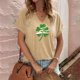 thumbnail image 2 of Tops Cortos para las Mujeres San Pablo's Día Impreso Cuello en V Envuelto Casual Top, Ligero para Todas las Estaciones Hogar Y Uso Diario, 2 of 8