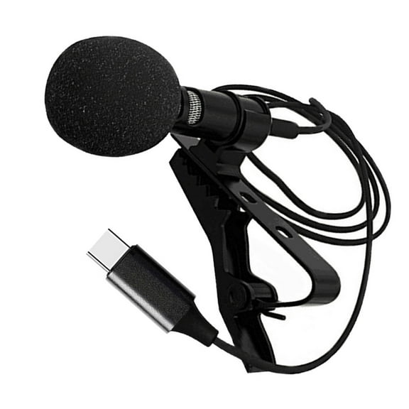 HOMEMAXS Mini Portable USB C Microphone Simple Design Type-c Recording
