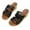 Black, variant on Women's Sandals Summer Large Size Fish Mouth Thick Soled One-line Slippers Beach Wedge Sandals