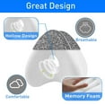 thumbnail image 2 of Apple Memory Foam Knee Pillow - Memory Foam - Side Sleeping Pillow - Sciatica Relief, Lower Back Pain Relief, Knee Pain Relief - 1 Count, 2 of 14