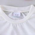 thumbnail image 5 of TAIAOJING Girls Print White T-Shirt & Stretch Denim Shorts Outfits Sets 2PCS Casual Summer Outfits Sets For Toddler Kids Holiday 6-7Y, 5 of 7
