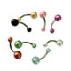 thumbnail image 3 of Anillos del ombligo,Colores Surtidos Anillos Para Ombligo Moda,piercings de ombligo con barra de plátano Accesorios acrílicos,Mezcla de colores para piercing corporal,joyería hip, 3 of 7