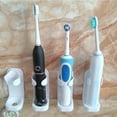 thumbnail image 3 of Soporte de cepillo de dientes sin taladro Portacepillos montados en la pared Almacenamiento de portacepillos sin taladro, 3 of 10