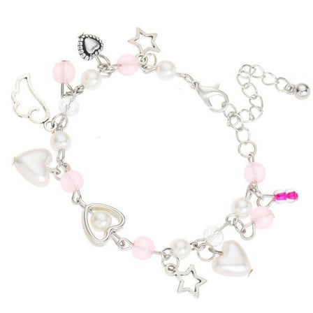 NANMELX Cute Beads Bracelet Tassels Bracelet Fashionable Wrist Jewelry Charm Bracelets